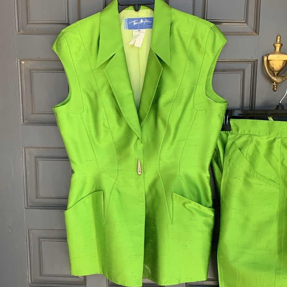 Thierry Mugler Paris Silk Pant set - Picture 2 of 8